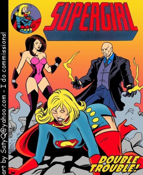 Supergirl seks Köle Çift kişilik sorun