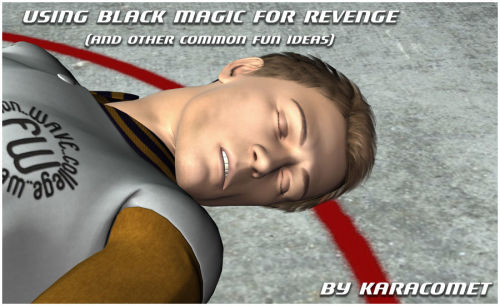 El uso de Negro la magia para La venganza